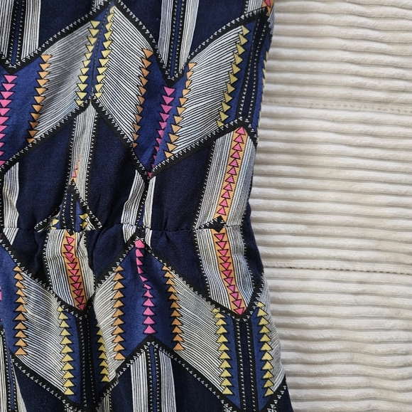 Pixley From Stitch Fix Chevron Patterned Sleeveless Dress Size M - Picture 4 of 9